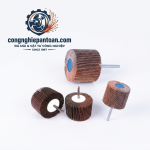 Hình ảnh cận cảnh Đá mài ráp chuôi A46-120 25.25.6 cốt 6 ly chính hãng từ thương hiệu Công Nghiệp An Toàn, chuyên dùng chà nhám và đánh bay bavia kim loại.