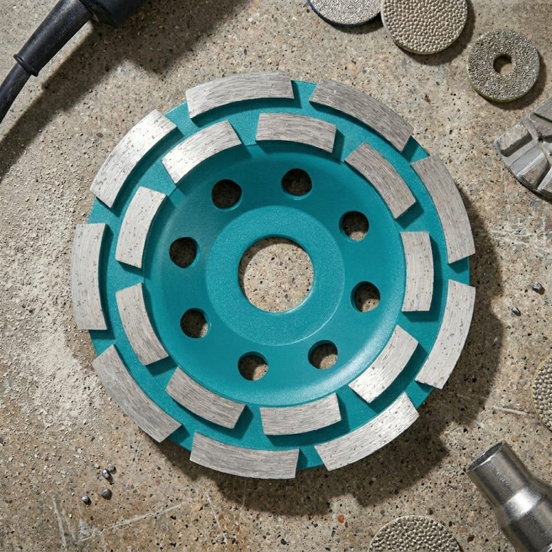 100mm Chén mài đá bê tông Total TAC2421001 là phụ kiện mài bê tông và vật liệu cứng chuyên nghiệp, giúp làm nhẵn bề mặt nhanh chóng, đều và hiệu quả. Thiết kế bề mặt mài kim cương chất lượng cao giúp giảm mài mòn, tản nhiệt tốt và kéo dài tuổi thọ đĩa. Phù hợp cho thợ xây dựng, cải tạo, sửa chữa và các dự án DIY