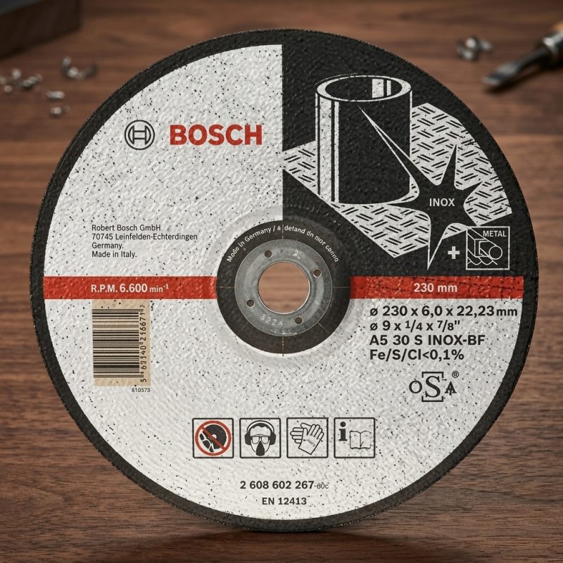 Tìm mua 100x6x16mm Đá mài Inox Bosch 2608602267 chính hãng? Chọn Công Nghiệp An Toàn! Cam kết mài cực bén, không rỉ sét Inox. Giảm 20% & Freeship. Mua ngay!