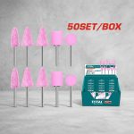 Bộ 10 linh kiện máy mài khuôn mini Total TAKB1012 là bộ phụ kiện đa năng chuyên dùng cho các công việc mài, đánh bóng, tạo hình và hoàn thiện chi tiết trên kim loại, gỗ, nhựa và các vật liệu cứng khác. Sản phẩm gồm 10 đầu mài với nhiều hình dạng khác nhau, giúp xử lý các chi tiết khó tiếp cận. Chất liệu bền bỉ, hiệu suất ổn định, phù hợp với các dòng máy mài khuôn mini phổ biến.