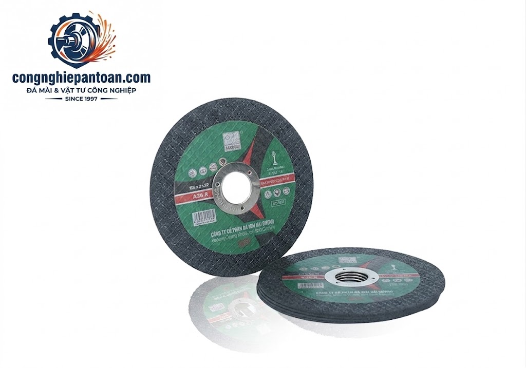 Mua sỉ lẻ Đá cắt Cn 125.2.22 chính hãng Hải Dương. Sản phẩm chuyên dụng cắt sắt thép sắc bén, chịu lực tốt, độ bền cao và an toàn cho người thợ. Liên hệ congnghiepantoan.com để nhận báo giá tốt nhất hôm nay!