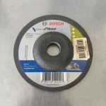 Cận cảnh và thông số kỹ thuật Đá mài 125mm Bosch 260860263 expert for Metal chuyên dùng cho kim loại. Đĩa mài Bosch 125x6.3x22.23mm, mã abrasive A 24 S BF, tiêu chuẩn EN 12413, RPM tối đa 12250.