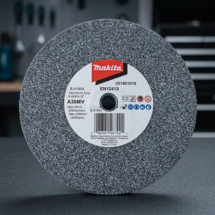 Đá mài 150mm (A36) Makita B-51904 chính hãng được thiết kế cho máy mài bàn, sử dụng hạt mài A36 chất lượng cao giúp mài thô, tạo hình và làm sạch bề mặt kim loại hiệu quả. Sản phẩm có độ bền cao, khả năng chịu tải tốt, phù hợp cho các xưởng cơ khí, gia công kim loại và bảo trì công nghiệp. Đá mài 150mm (A36) Makita B-51904 là lựa chọn đáng tin cậy cho người dùng chuyên nghiệp cần hiệu suất mài ổn định và tuổi thọ sử dụng lâu dài.