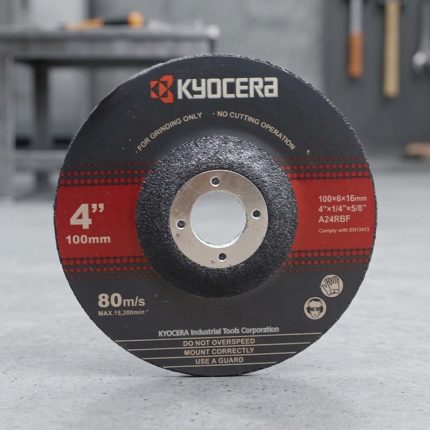 Đá mài dùng 100x6x16mm Kyocera 66800133 chính hãng, độ bền cao, khả năng mài mạnh mẽ, phù hợp gia công kim loại, inox và thép hiệu quả, an toàn.