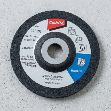 Đá mài mềm 100x2x16mm Makita 794229-5 chính hãng chuyên dùng mài kim loại, inox và bề mặt thép với độ bền cao, đường mài mịn, vận hành ổn định, phù hợp cho thợ cơ khí chuyên nghiệp và gia công công nghiệp.
