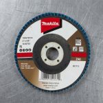 Hình ảnh Đĩa nhám xếp inox 100mm Makita D-63703 chuyên dùng để mài, làm sạch và hoàn thiện bề mặt inox, thép không gỉ và kim loại màu. Với hạt nhám Zirconia chất lượng cao và thiết kế nhám xếp bền bỉ, sản phẩm giúp xử lý mối hàn, loại bỏ ba via và tạo bề mặt đồng đều, hạn chế cháy xém khi gia công inox. Đĩa nhám xếp inox 100mm Makita D-63703 là lựa chọn lý tưởng cho các xưởng cơ khí, gia công inox và sản xuất công nghiệp chuyên nghiệp
