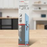 Lưỡi cưa kiếm sắt S922BF Bosch 2608656014 (bộ 5 lưỡi) là phụ kiện chuyên dụng dành cho máy cưa kiếm, được sản xuất từ vật liệu BIM (Bi-Metal) cao cấp giúp tăng độ bền và khả năng chống gãy vượt trội. Với chiều dài 150mm và bước răng tối ưu, sản phẩm phù hợp để cắt sắt hộp, thép tấm, ống thép, inox mỏng và nhiều loại kim loại khác. Lưỡi cưa kiếm sắt S922BF Bosch 2608656014 (bộ 5 lưỡi) mang đến đường cắt nhanh, chính xác, giảm rung lắc và nâng cao hiệu suất làm việc cho thợ cơ khí, công trình và xưởng sản xuất.