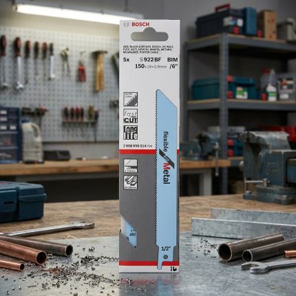Lưỡi cưa kiếm sắt S922BF Bosch 2608656014 (bộ 5 lưỡi) là phụ kiện chuyên dụng dành cho máy cưa kiếm, được sản xuất từ vật liệu BIM (Bi-Metal) cao cấp giúp tăng độ bền và khả năng chống gãy vượt trội. Với chiều dài 150mm và bước răng tối ưu, sản phẩm phù hợp để cắt sắt hộp, thép tấm, ống thép, inox mỏng và nhiều loại kim loại khác. Lưỡi cưa kiếm sắt S922BF Bosch 2608656014 (bộ 5 lưỡi) mang đến đường cắt nhanh, chính xác, giảm rung lắc và nâng cao hiệu suất làm việc cho thợ cơ khí, công trình và xưởng sản xuất.