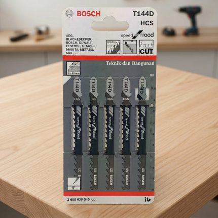Lưỡi cưa lọng gỗ T144D Bosch 2608630040, lưỡi cưa Bosch T144D, lưỡi cưa gỗ Bosch, lưỡi cưa đa năng chính hãng.