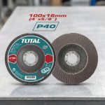 Nhám xếp 100x16mm P40 Total TAC6310040 là phụ kiện mài chuyên dụng dành cho các công việc mài thô, xử lý bavia, làm sạch gỉ sét và mài mối hàn trên sắt, thép, inox. Với độ nhám P40, sản phẩm cho khả năng cắt gọt mạnh, tốc độ mài nhanh và hiệu suất ổn định. Nhám xếp 100x16mm P40 Total TAC6310040 sử dụng hạt nhám chất lượng cao kết hợp thiết kế dạng xếp lớp giúp tăng tuổi thọ, giảm rung lắc và mang lại bề mặt gia công đồng đều trong các ứng dụng cơ khí chuyên nghiệp.