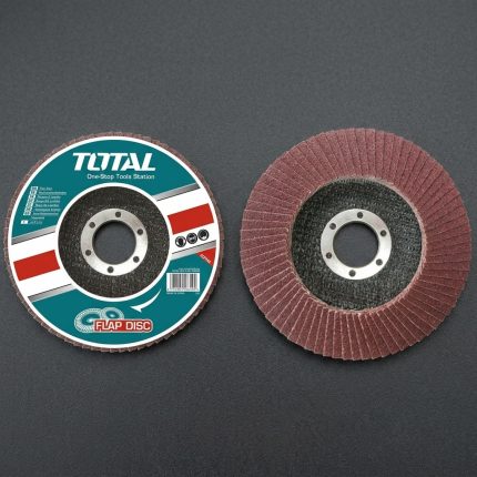 Nhám xếp P40 Total TAC6310013 100x16mm là dòng đĩa nhám xếp chuyên dụng cho công việc mài phá, loại bỏ bavia, xử lý mối hàn và làm sạch bề mặt kim loại. Với độ nhám P40 cùng thiết kế lá nhám xếp chất lượng cao, sản phẩm mang lại khả năng cắt gọt mạnh mẽ, tuổi thọ bền bỉ và hiệu suất làm việc ổn định trong các ứng dụng cơ khí, chế tạo và gia công kim loại.