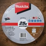 Đá cắt kim loại (230X2.0X22.23MM) Makita E-03006 là lựa chọn lý tưởng cho các công việc gia công cơ khí, xây dựng và chế tạo kim loại. Với thiết kế mỏng 2.0mm, sản phẩm giúp cắt nhanh, giảm hao phí vật liệu và nâng cao hiệu suất làm việc. Đá cắt Makita E-03006 có đường kính 230mm, lỗ cốt 22.23mm, tương thích với nhiều dòng máy cắt phổ biến trên thị trường. Sản phẩm được sản xuất theo tiêu chuẩn chất lượng nghiêm ngặt của Makita, đảm bảo độ bền cao, khả năng chịu nhiệt tốt và an toàn trong quá trình sử dụng. Đây là giải pháp tối ưu dành cho thợ cơ khí, công trình xây dựng và các xưởng gia công cần một loại đá cắt kim loại chất lượng, chính hãng và hiệu quả lâu dài.