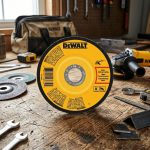 Đá cắt kim loại 100×2.5x16mm Dewalt DWA4520FAIA-B1 chính hãng, cắt sắt, thép nhanh, đường cắt sắc nét, tuổi thọ cao. Sản phẩm phân phối bởi Công Nghiệp An Toàn, Freeship toàn quốc, phù hợp máy mài góc 100mm.
