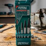 3-18mm Bộ mũi taro lấy ốc gãy 5 chi tiết Total TACSE0056 chuyên dùng để tháo ốc vít, bu lông bị gãy, toét đầu hoặc kẹt cứng nhanh chóng. Bộ sản phẩm gồm 5 mũi kích thước từ 3-18mm, thiết kế ren xoắn ngược bám chắc, phù hợp cho sửa chữa cơ khí, ô tô, xe máy và bảo trì thiết bị.