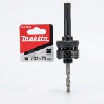 Hình ảnh 32-76mm Đầu chuyển và mũi khoan định vị chuôi gài SDS Makita D-17619 chính hãng, dùng cho mũi khoét lỗ đường kính 32-76mm. Thiết kế chuôi gài SDS chắc chắn, đi kèm mũi khoan định vị giúp khoan chính xác, thay lắp nhanh và tăng hiệu suất làm việc trên nhiều vật liệu.