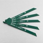Bộ 5 lưỡi cưa kiếm cắt gỗ và kim loại 152mm 6T SATA 93325S là phụ kiện chuyên dụng cho máy cưa kiếm, được thiết kế để cắt hiệu quả gỗ, pallet, gỗ có đinh, nhựa cứng và kim loại mềm trong các công việc xây dựng, cơ khí và tháo dỡ. Với chiều dài 152mm và bước răng 6T, sản phẩm mang lại tốc độ cắt nhanh, khả năng thoát phoi tốt và đường cắt ổn định trên nhiều loại vật liệu khác nhau. Bộ 5 lưỡi cưa kiếm cắt gỗ và kim loại 152mm 6T SATA 93325S được chế tạo từ thép BIM (Bi-Metal) chất lượng cao, giúp tăng độ bền, chống gãy răng và kéo dài tuổi thọ sử dụng trong môi trường làm việc cường độ cao.