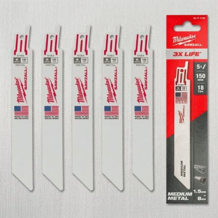 Lưỡi cưa gỗ 190x30mm 48T Milwaukee 4932471380 chính hãng, thiết kế 48 răng sắc bén, hỗ trợ cắt gỗ mịn, ổn định và chính xác cho thợ mộc, xưởng nội thất và thi công chuyên nghiệp.