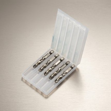 Bộ 5 mũi khoan taro tạo ren M4-0.7mm SATA 50804 được chế tạo từ thép gió HSS cao cấp, tích hợp chức năng khoan, taro và tạo ren trong một bước, giúp gia công ren M4x0.7mm chính xác, tiết kiệm thời gian và nâng cao hiệu suất sản xuất cơ khí.