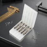 Bộ 5 mũi khoan taro tạo ren M6-1mm SATA 50806 được chế tạo từ thép gió HSS cao cấp, tích hợp chức năng khoan, taro và tạo ren trong một bước, giúp gia công ren M6x1mm chính xác, tiết kiệm thời gian và nâng cao hiệu suất gia công cơ khí.