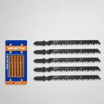 Hình ảnh Bộ 6 lưỡi cưa lọng cắt nhanh (cưa gỗ) Wadfow WJB144D chính hãng gồm 6 lưỡi cưa chuyên dụng dành cho máy cưa lọng, được thiết kế tối ưu cho khả năng cắt nhanh trên gỗ tự nhiên, gỗ công nghiệp, MDF, HDF và ván ép. Với thiết kế răng cưa kiểu Speed for Wood, sản phẩm giúp tăng tốc độ cắt, thoát phoi hiệu quả và giảm thời gian gia công. Bộ 6 lưỡi cưa lọng cắt nhanh (cưa gỗ) Wadfow WJB144D được chế tạo từ thép chất lượng cao, mang lại độ bền vượt trội, đường cắt ổn định và là lựa chọn phù hợp cho thợ mộc, xưởng nội thất và người dùng DIY chuyên nghiệp.