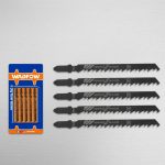 Hình ảnh Bộ 6 lưỡi cưa lọng cắt nhanh (cưa gỗ) Wadfow WJB144D chính hãng gồm 6 lưỡi cưa chuyên dụng dành cho máy cưa lọng, được thiết kế tối ưu cho khả năng cắt nhanh trên gỗ tự nhiên, gỗ công nghiệp, MDF, HDF và ván ép. Với thiết kế răng cưa kiểu Speed for Wood, sản phẩm giúp tăng tốc độ cắt, thoát phoi hiệu quả và giảm thời gian gia công. Bộ 6 lưỡi cưa lọng cắt nhanh (cưa gỗ) Wadfow WJB144D được chế tạo từ thép chất lượng cao, mang lại độ bền vượt trội, đường cắt ổn định và là lựa chọn phù hợp cho thợ mộc, xưởng nội thất và người dùng DIY chuyên nghiệp.