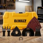 Bộ Lưỡi Cắt Rung DeWalt DT20731-QZ chính hãng gồm các lưỡi cắt đa năng, đế chà nhám và phụ kiện chuyên dụng dành cho máy cắt rung đa năng. Sản phẩm hỗ trợ cắt gỗ, nhựa, kim loại mềm và chà nhám bề mặt hiệu quả, đáp ứng nhu cầu thi công, sửa chữa và hoàn thiện nội thất chuyên nghiệp.