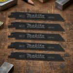 Hình ảnh thực tế Bộ lưỡi cưa kiếm 5 chi tiết 165mm Makita 792147-1 (Cắt sắt) chính hãng, chuyên dùng để cắt sắt, thép mỏng, kim loại màu và các vật liệu kim loại thông dụng. Lưỡi cưa được chế tạo từ thép chất lượng cao, độ cứng vượt trội, khả năng chịu mài mòn tốt, cho đường cắt nhanh, chính xác và tuổi thọ sử dụng lâu dài. Sản phẩm phù hợp cho thợ cơ khí, công trình xây dựng, xưởng gia công kim loại và người dùng chuyên nghiệp.