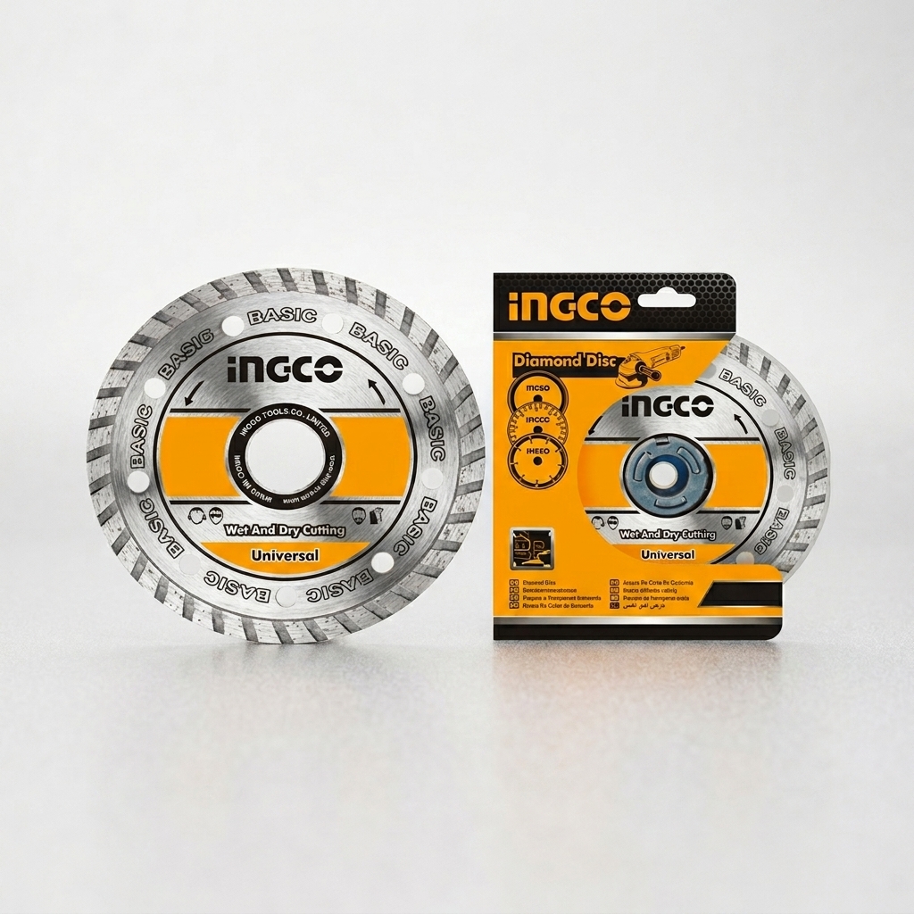 Đĩa cắt gạch ướt Ingco DMD021152 là phụ kiện cắt gạch chất lượng cao, chuyên dùng cho gạch men, gạch ceramic, gạch lát nền và đá mỏng. Sản phẩm có lưỡi cắt kim cương dạng vành liên tục, hỗ trợ cắt ướt và cắt khô, giúp đường cắt sắc, mịn, hạn chế mẻ cạnh. Đĩa cắt gạch ướt Ingco DMD021152 phù hợp cho thợ ốp lát, công trình xây dựng và nhu cầu sửa chữa tại nhà.
