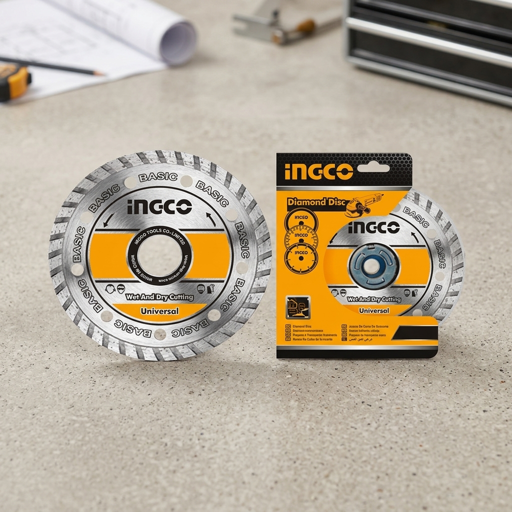 Đĩa cắt gạch ướt Ingco DMD021152 là phụ kiện cắt gạch chất lượng cao, chuyên dùng cho gạch men, gạch ceramic, gạch lát nền và đá mỏng. Sản phẩm có lưỡi cắt kim cương dạng vành liên tục, hỗ trợ cắt ướt và cắt khô, giúp đường cắt sắc, mịn, hạn chế mẻ cạnh. Đĩa cắt gạch ướt Ingco DMD021152 phù hợp cho thợ ốp lát, công trình xây dựng và nhu cầu sửa chữa tại nhà.
