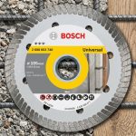 Đĩa cắt kim cương Turbo đa năng 105x20/16mm Bosch 2608603740 là phụ kiện cắt chuyên dụng được thiết kế với vành Turbo giúp tăng tốc độ cắt, giảm rung lắc và hạn chế sứt mẻ vật liệu. Sản phẩm phù hợp để cắt gạch men, gạch granite, đá tự nhiên, bê tông và nhiều vật liệu xây dựng khác. Với đường kính 105mm cùng lỗ trục 20/16mm linh hoạt, đĩa cắt mang lại hiệu suất làm việc cao, đường cắt sắc nét và tuổi thọ bền bỉ. Đĩa cắt kim cương Turbo đa năng 105x20/16mm Bosch 2608603740 là lựa chọn lý tưởng cho thợ xây dựng, thợ ốp lát và các đơn vị thi công chuyên nghiệp. Sản phẩm chính hãng Bosch được phân phối bởi Công Nghiệp An Toàn với chất lượng đảm bảo và giá thành cạnh tranh.