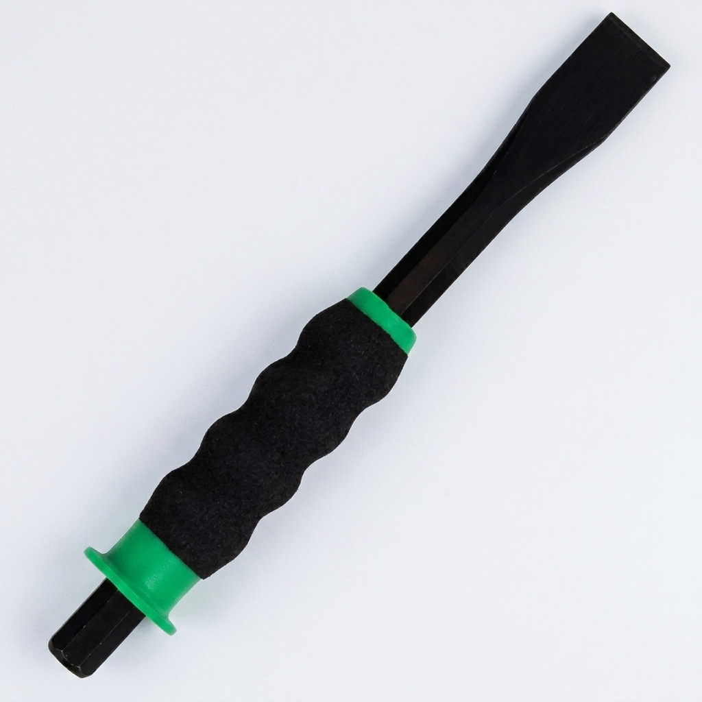 Đục bằng có tay cầm TOPTUL HCBB1920 19mm chính hãng được chế tạo từ thép hợp kim chịu lực cao, đầu đục rộng 19mm sắc bén kết hợp tay cầm chống trượt giúp tăng độ an toàn và hiệu quả thao tác. Sản phẩm chuyên dùng trong gia công cơ khí, đục cắt kim loại, loại bỏ bavia, xử lý mối hàn và các công việc sửa chữa công nghiệp yêu cầu độ bền và độ chính xác cao.