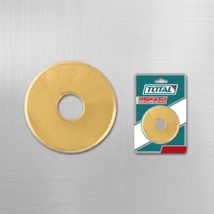 Lưỡi Dao Bàn Cắt Gạch đẩy Tay Total THT576002B là phụ kiện chính hãng từ Total, chế tạo bằng hợp kim chất lượng cao, giúp cắt gạch men, gạch ceramic và gạch lát nền với đường cắt mịn, chính xác, giảm sứt mẻ cạnh gạch. Sản phẩm tương thích với bàn cắt gạch đẩy tay Total, dễ dàng thay thế và tăng tuổi thọ máy. Giải pháp tối ưu cho thợ ốp lát chuyên nghiệp, đảm bảo hiệu suất cao và tiết kiệm chi phí.
