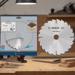 Hình ảnh Lưỡi cưa gỗ 184mm (Expert) Bosch 2608642982 (24 Răng) chính hãng thuộc dòng Bosch Pro Wood, chuyên dùng cắt gỗ tự nhiên, gỗ mềm và gỗ xây dựng. Thiết kế 24 răng hợp kim sắc bén giúp tăng tốc độ cắt, giảm rung lắc và tạo đường cắt chính xác. Sản phẩm phù hợp cho thợ mộc, xưởng sản xuất nội thất và các công trình thi công chuyên nghiệp.