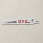 Lưỡi cưa kiếm đa năng Milwaukee WRECKER T8-225.36mm (Bộ 5 lưỡi) là dòng lưỡi cưa chuyên dụng cho máy cưa kiếm, phù hợp cắt gỗ có đinh, kim loại mỏng, nhựa, vật liệu tổng hợp và nhiều bề mặt thi công khác. Thiết kế răng cưa khỏe, thân lưỡi chắc chắn giúp đường cắt ổn định, hạn chế rung lắc và hỗ trợ làm việc hiệu quả trong xây dựng, cơ khí, sửa chữa, tháo dỡ công trình. Sản phẩm Milwaukee WRECKER mang lại độ bền cao, khả năng cắt đa vật liệu và là lựa chọn phù hợp cho thợ chuyên nghiệp cần bộ lưỡi cưa kiếm chất lượng, chính hãng.