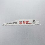 Lưỡi cưa kiếm đa năng Milwaukee WRECKER T8-300.48mm (Bộ 5 lưỡi) là dòng lưỡi cưa chuyên dụng cho máy cưa kiếm, phù hợp cắt gỗ có đinh, kim loại mỏng, nhựa, vật liệu tổng hợp và các vật liệu hỗn hợp trong thi công. Với thiết kế răng cưa khỏe, thân lưỡi dài 300.48mm giúp cắt sâu, cắt nhanh và hỗ trợ tháo dỡ hiệu quả tại công trình. Sản phẩm Milwaukee WRECKER mang đến độ bền cao, khả năng làm việc ổn định, phù hợp cho thợ xây dựng, thợ cơ khí, thợ mộc và đội sửa chữa chuyên nghiệp cần bộ lưỡi cưa kiếm đa năng chính hãng, sắc bén và bền bỉ.