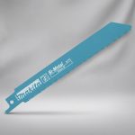 Lưỡi cưa kiếm kim loại 305mm Makita B-43212 là phụ kiện chuyên dụng dành cho máy cưa kiếm, được thiết kế để cắt kim loại, thép hộp, ống thép, inox mỏng và các vật liệu kim loại khác với độ chính xác cao. Sản phẩm sử dụng công nghệ Bi-Metal giúp tăng độ bền, khả năng chống gãy và duy trì độ sắc bén trong điều kiện làm việc liên tục. Với chiều dài 305mm và mật độ răng tối ưu, Lưỡi cưa kiếm kim loại 305mm Makita B-43212 mang lại hiệu suất cắt nhanh, đường cắt ổn định và tuổi thọ vượt trội, phù hợp cho thợ cơ khí, kỹ thuật viên bảo trì, ngành xây dựng và công nghiệp chế tạo