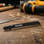Hình ảnh Lưỡi cưa lộng, gỗ nhựa Tolsen 76801 chính hãng được thiết kế chuyên dụng để cắt gỗ tự nhiên, gỗ công nghiệp, MDF, HDF, ván ép và ống nhựa PVC. Sản phẩm sở hữu răng cưa sắc bén, khả năng cắt nhanh, đường cắt chính xác và hạn chế sứt mẻ vật liệu trong quá trình gia công. Lưỡi cưa lộng, gỗ nhựa Tolsen 76801 được chế tạo từ thép chất lượng cao, có độ bền vượt trội, phù hợp với nhiều dòng máy cưa lọng phổ biến, đáp ứng nhu cầu sử dụng của thợ mộc, thợ nội thất và người dùng DIY chuyên nghiệp.