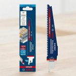 Lưỡi cưa lọng phá cửa sổ Bosch Expert S 956 DHM 2608900385 là lưỡi cưa kiếm chuyên dụng ứng dụng công nghệ Carbide Technology tiên tiến, được thiết kế để tháo dỡ và phá dỡ cửa sổ, khung cửa, vật liệu gỗ có đinh và các kết cấu hỗn hợp. Với chiều dài 150mm, khả năng cắt sâu lên đến 100mm và độ bền cao gấp nhiều lần lưỡi BIM thông thường, sản phẩm giúp cắt nhanh, chính xác và duy trì hiệu suất ổn định trong các công việc tháo dỡ chuyên nghiệp.