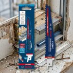 Lưỡi cưa lọng phá cửa sổ Bosch Expert S 956 DHM 2608900385 là lưỡi cưa kiếm chuyên dụng ứng dụng công nghệ Carbide Technology tiên tiến, được thiết kế để tháo dỡ và phá dỡ cửa sổ, khung cửa, vật liệu gỗ có đinh và các kết cấu hỗn hợp. Với chiều dài 150mm, khả năng cắt sâu lên đến 100mm và độ bền cao gấp nhiều lần lưỡi BIM thông thường, sản phẩm giúp cắt nhanh, chính xác và duy trì hiệu suất ổn định trong các công việc tháo dỡ chuyên nghiệp.