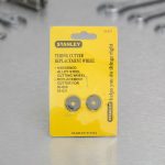 Lưỡi dao cắt ống đồng Stanley 93-019-1-22 là phụ kiện thay thế chuyên dùng cho dao cắt ống Stanley, giúp cắt ống đồng, ống kim loại mềm và các loại ống kích thước phù hợp một cách gọn, chính xác. Sản phẩm được làm từ thép hợp kim tôi cứng, có độ bền cao, lưỡi sắc và khả năng chịu mài mòn tốt. Với thiết kế nhỏ gọn, dễ lắp đặt và thay thế, lưỡi dao cắt ống đồng Stanley 93-019-1-22 phù hợp cho thợ điện lạnh, thợ nước, thợ cơ khí và người dùng cần phụ kiện cắt ống chính hãng, ổn định, bền bỉ.