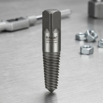 Mũi ren lấy đầu ống nước gãy Φ27 - 3/4" Asaki AK-3694 chính hãng được chế tạo từ thép hợp kim cường lực, thiết kế ren côn ngược chuyên dụng giúp tháo đầu ống nước, phụ kiện ren và khớp nối 3/4 inch bị gãy, kẹt hoặc oxy hóa hiệu quả trong sửa chữa hệ thống cấp thoát nước và bảo trì công nghiệp.