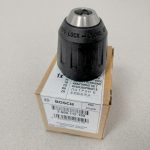 13mm Đầu khoan tự động máy khoan Bosch 2609112190 chính hãng Bosch với thiết kế Auto Lock giúp thay mũi khoan nhanh, kẹp chặt mũi khoan từ 1.5–13mm, tương thích nhiều dòng máy khoan Bosch, độ bền cao, vận hành ổn định, phù hợp cho thợ cơ khí, xây dựng và sửa chữa chuyên nghiệp.