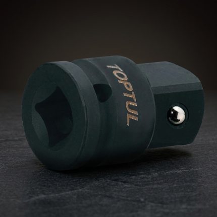 Đầu chuyển 1/2" Toptul KACA1624 chính hãng TOPTUL, phụ kiện chuyển đổi đầu khẩu 1/2 inch chất lượng cao, chế tạo từ thép hợp kim Cr-Mo siêu bền, chịu lực tốt, truyền mô-men xoắn hiệu quả, phù hợp cho công việc sửa chữa ô tô, cơ khí và bảo trì chuyên nghiệp.