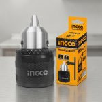 Đầu khoan 16mm Ingco KC1601 là đầu cặp mũi khoan có khóa chính hãng, được chế tạo từ thép hợp kim chất lượng cao, giúp kẹp mũi khoan chắc chắn, truyền lực ổn định và đảm bảo độ đồng tâm khi vận hành. Sản phẩm hỗ trợ kẹp mũi khoan từ 3–16mm, phù hợp với máy khoan cầm tay, máy khoan bàn và các ứng dụng gia công cơ khí, xây dựng, sửa chữa chuyên nghiệp.