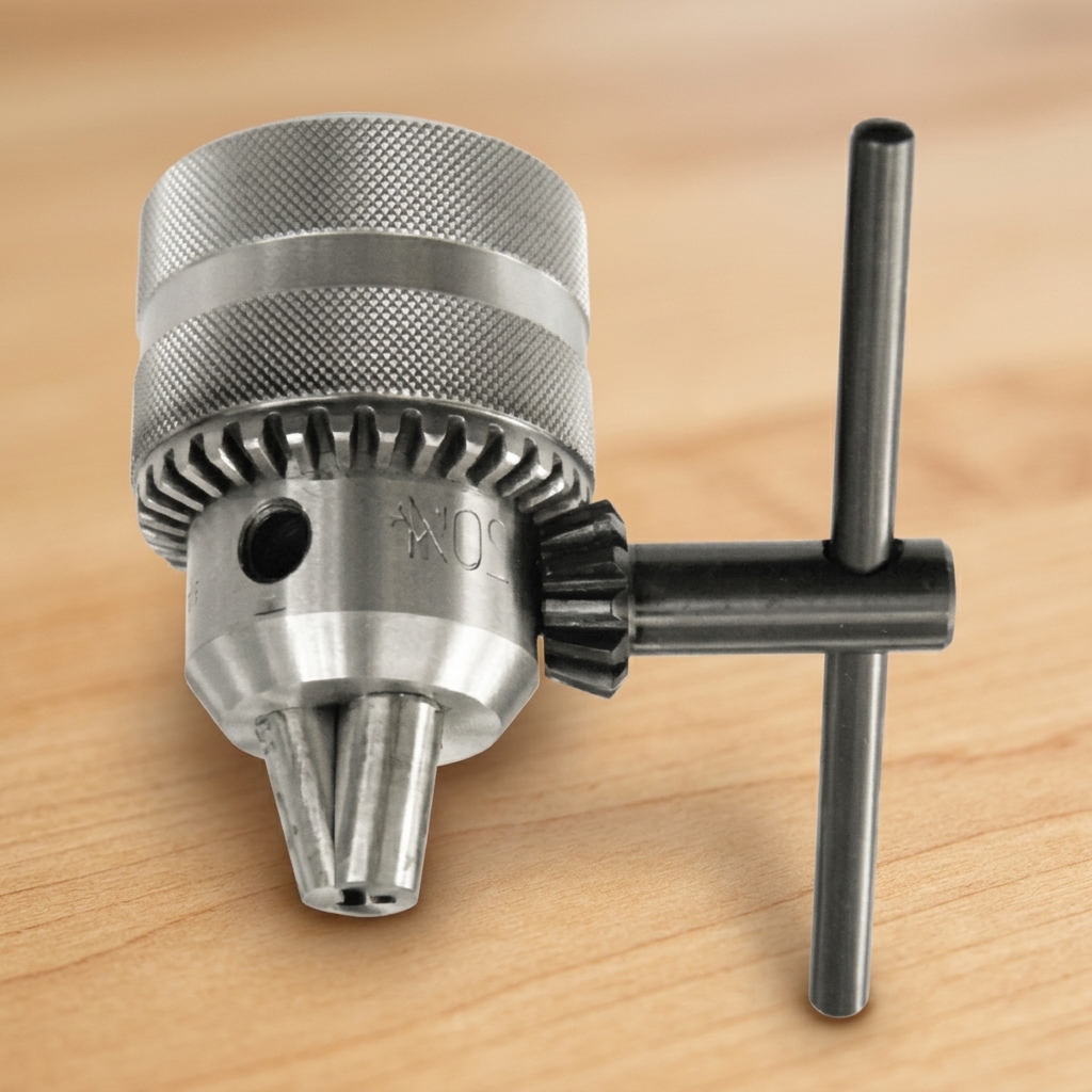 Đầu khoan có khóa 10mm Bosch 2608571078 là phụ kiện chính hãng được thiết kế với cơ cấu siết khóa bằng chìa giúp kẹp mũi khoan chắc chắn, hạn chế trượt khi làm việc. Sản phẩm phù hợp với nhiều dòng máy khoan cầm tay, đảm bảo độ chính xác cao, độ bền vượt trội và hiệu quả tối ưu trong các công việc khoan gỗ, kim loại và nhựa.