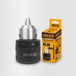 Đầu khoan không răng 13mm Ingco KC1302W chính hãng với thiết kế chắc chắn, khả năng kẹp mũi khoan lên đến 13mm, phù hợp cho máy khoan cầm tay và máy khoan điện. Sản phẩm có độ bền cao, thao tác thay mũi khoan nhanh chóng, đảm bảo độ bám chắc và vận hành ổn định trong các công việc cơ khí, sửa chữa, lắp đặt và DIY chuyên nghiệp.