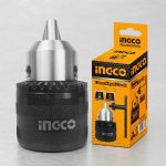 Đầu khoan không răng 16mm Ingco KC1602W chính hãng với khả năng kẹp mũi khoan tối đa 16mm, thiết kế chắc chắn, độ chính xác cao và lực kẹp mạnh. Sản phẩm giúp thay mũi khoan nhanh chóng, hạn chế trượt mũi khi làm việc, phù hợp cho máy khoan điện, máy khoan bàn và các ứng dụng cơ khí, xây dựng, sửa chữa chuyên nghiệp.