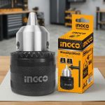 Đầu khoan không răng 16mm Ingco KC1602W chính hãng với khả năng kẹp mũi khoan tối đa 16mm, thiết kế chắc chắn, độ chính xác cao và lực kẹp mạnh. Sản phẩm giúp thay mũi khoan nhanh chóng, hạn chế trượt mũi khi làm việc, phù hợp cho máy khoan điện, máy khoan bàn và các ứng dụng cơ khí, xây dựng, sửa chữa chuyên nghiệp.