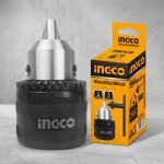 Đầu khoan không răng 16mm Ingco KC1602W chính hãng với khả năng kẹp mũi khoan tối đa 16mm, thiết kế chắc chắn, độ chính xác cao và lực kẹp mạnh. Sản phẩm giúp thay mũi khoan nhanh chóng, hạn chế trượt mũi khi làm việc, phù hợp cho máy khoan điện, máy khoan bàn và các ứng dụng cơ khí, xây dựng, sửa chữa chuyên nghiệp.