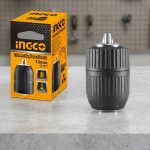 Đầu khoan 13mm Ingco KC1301 là đầu cặp mũi khoan có khóa chính hãng, được chế tạo từ thép hợp kim chất lượng cao, cho khả năng kẹp mũi khoan chắc chắn, độ đồng tâm cao và truyền lực ổn định. Sản phẩm hỗ trợ kẹp mũi khoan từ 1.5–13mm, phù hợp với máy khoan cầm tay, máy khoan bàn và nhiều ứng dụng gia công cơ khí, sửa chữa, lắp đặt chuyên nghiệp.